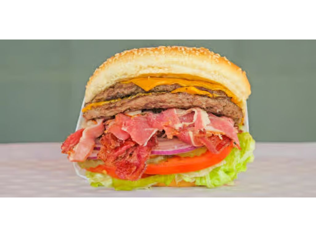 Double Texas Pastrami Cheeseburgee