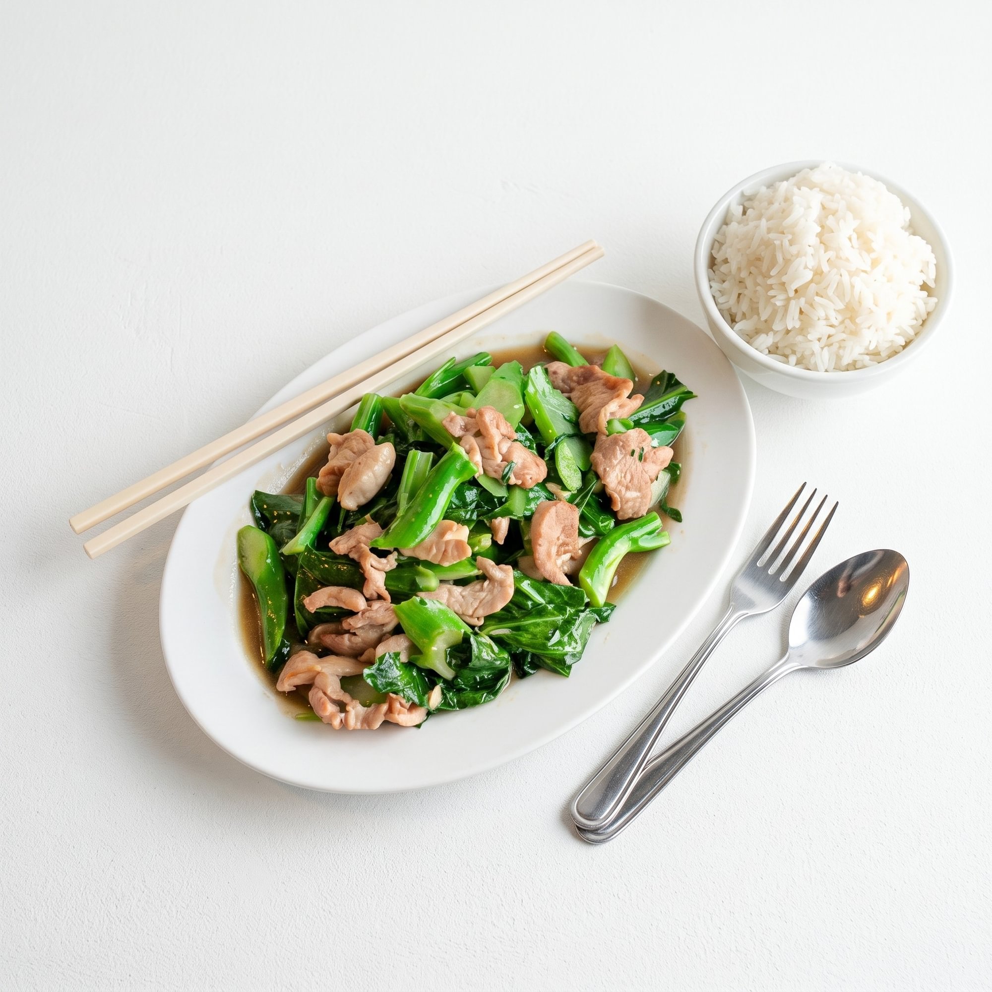 Chinese Broccoli with Chicken