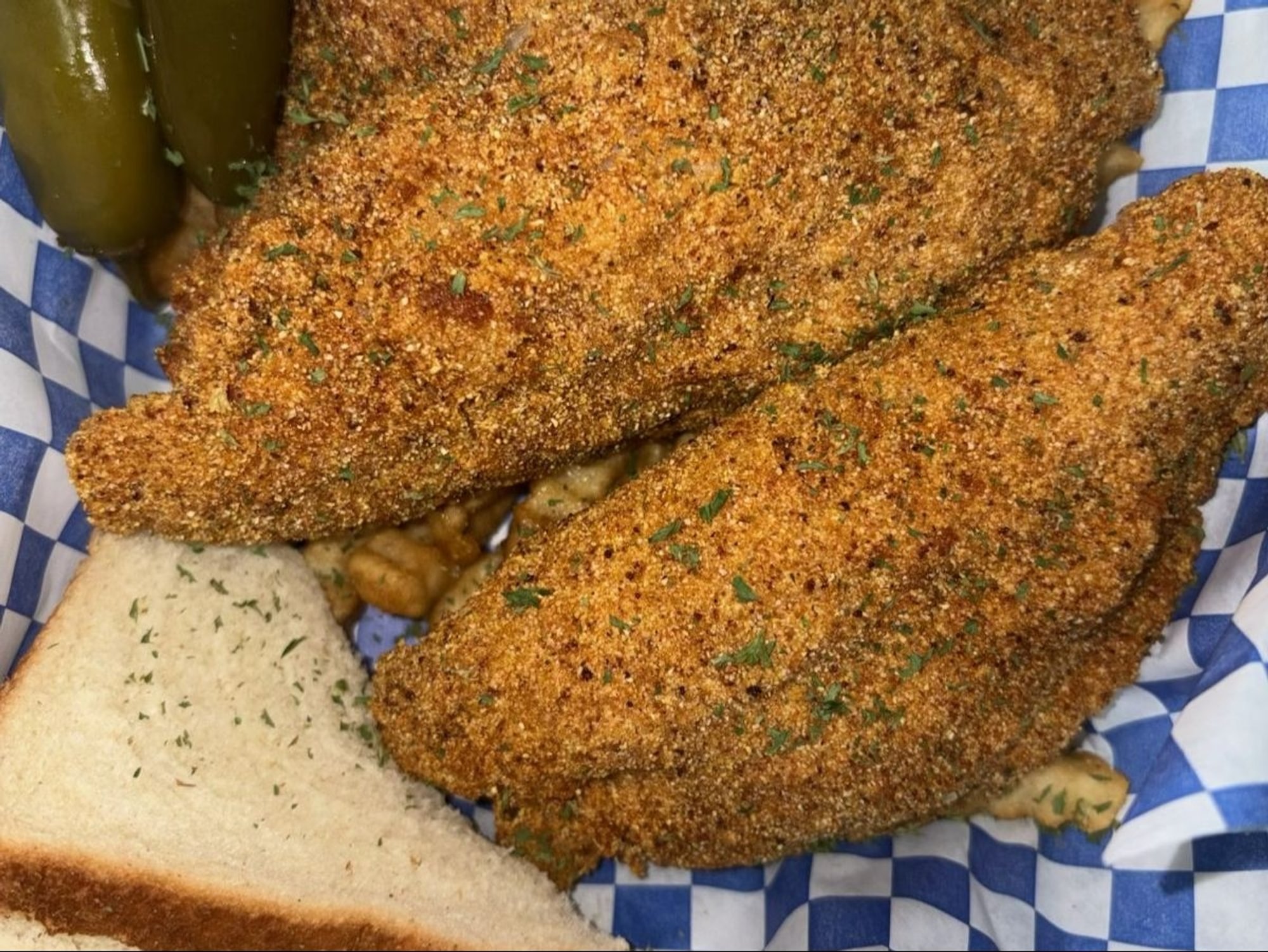 2 Piece Catfish/w Fries