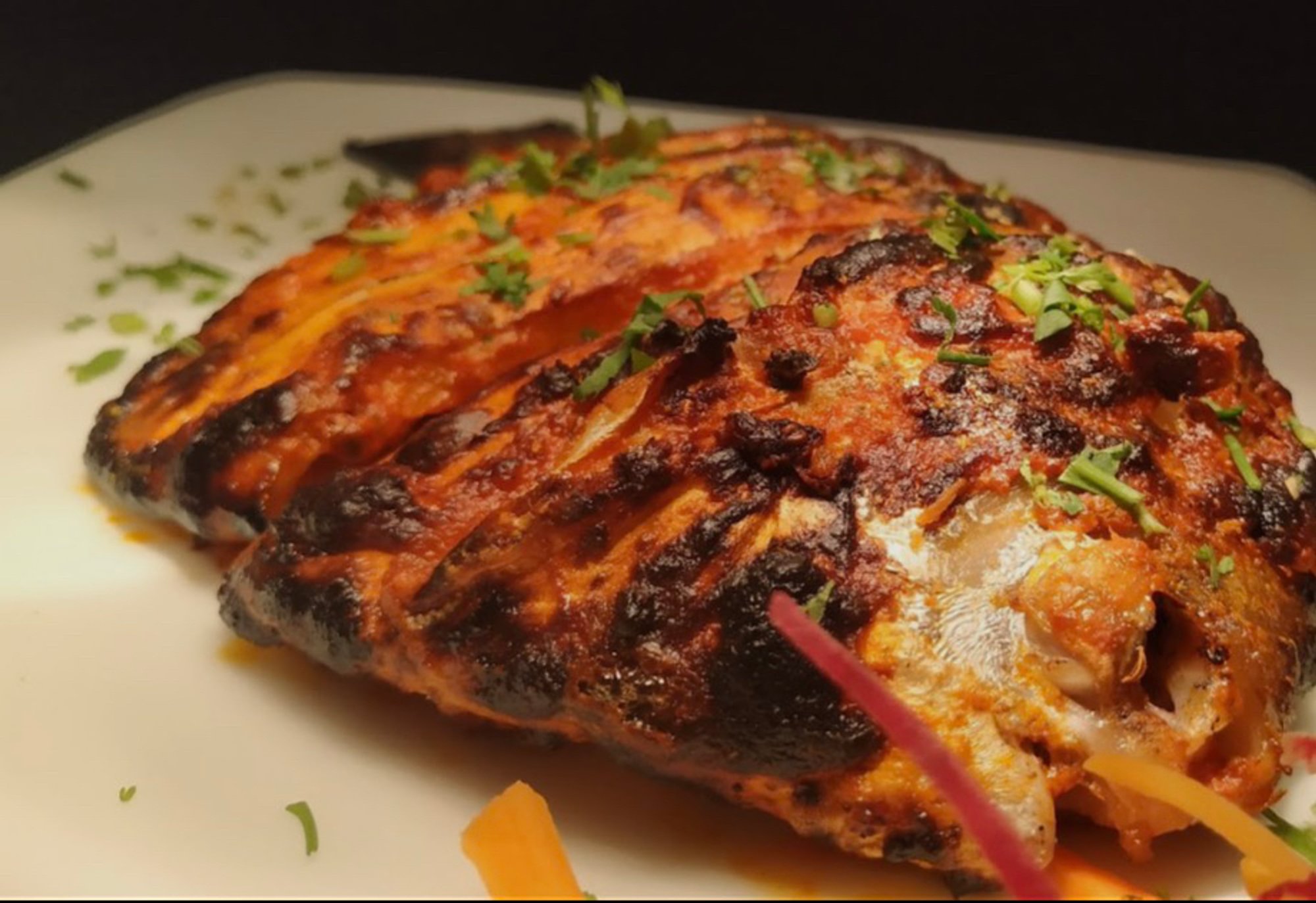 Tandoori Pampano Fish