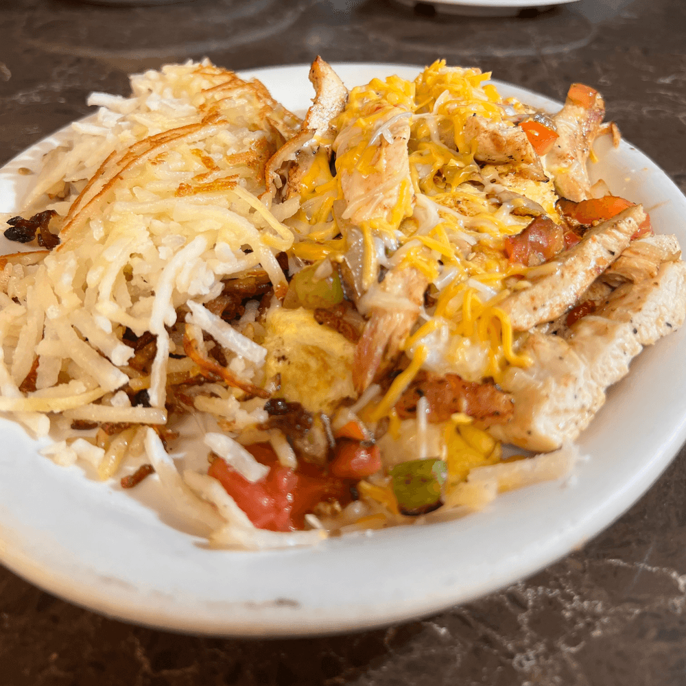 Chicken Fajita Omelette