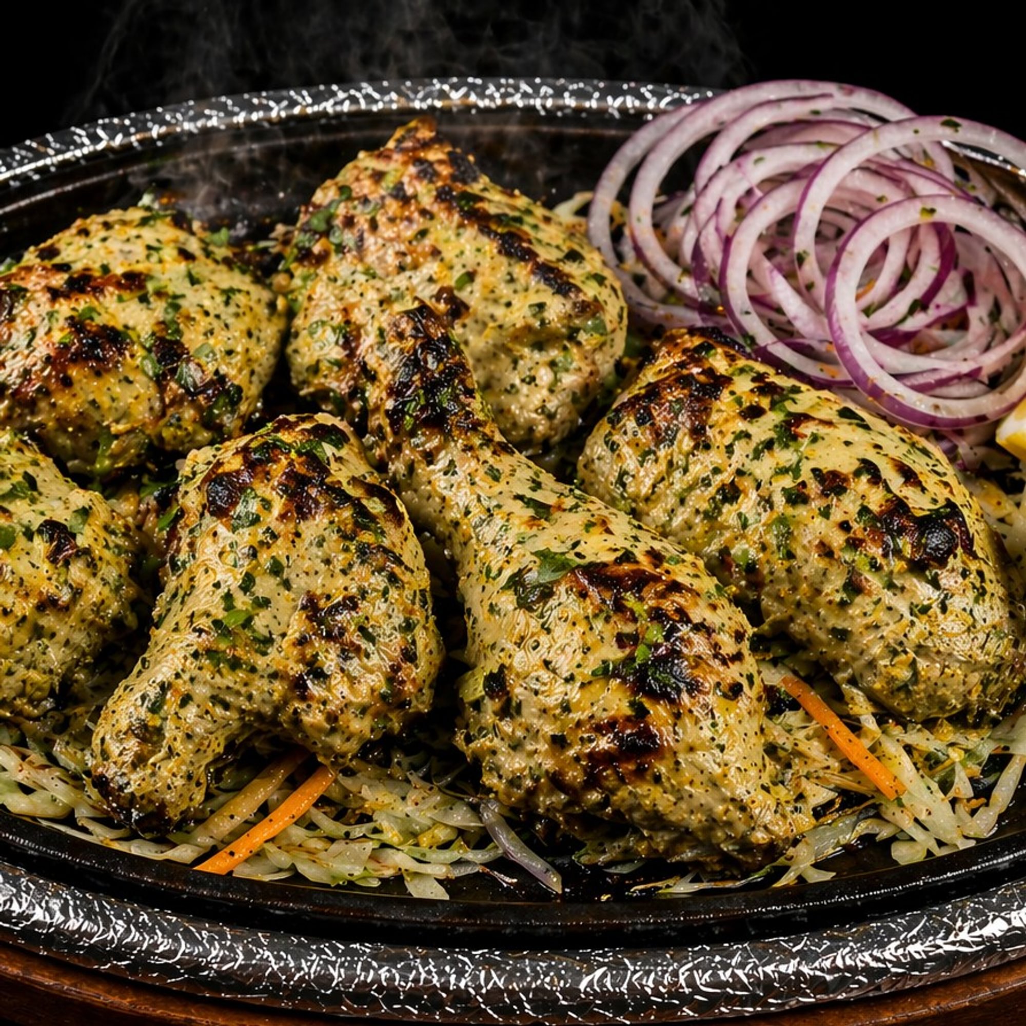 Afghani Chicken Sizzlers