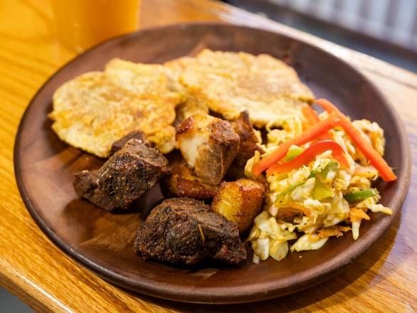 Instore MD Fried Pork (6) (Griot) w/4 Plantain POS