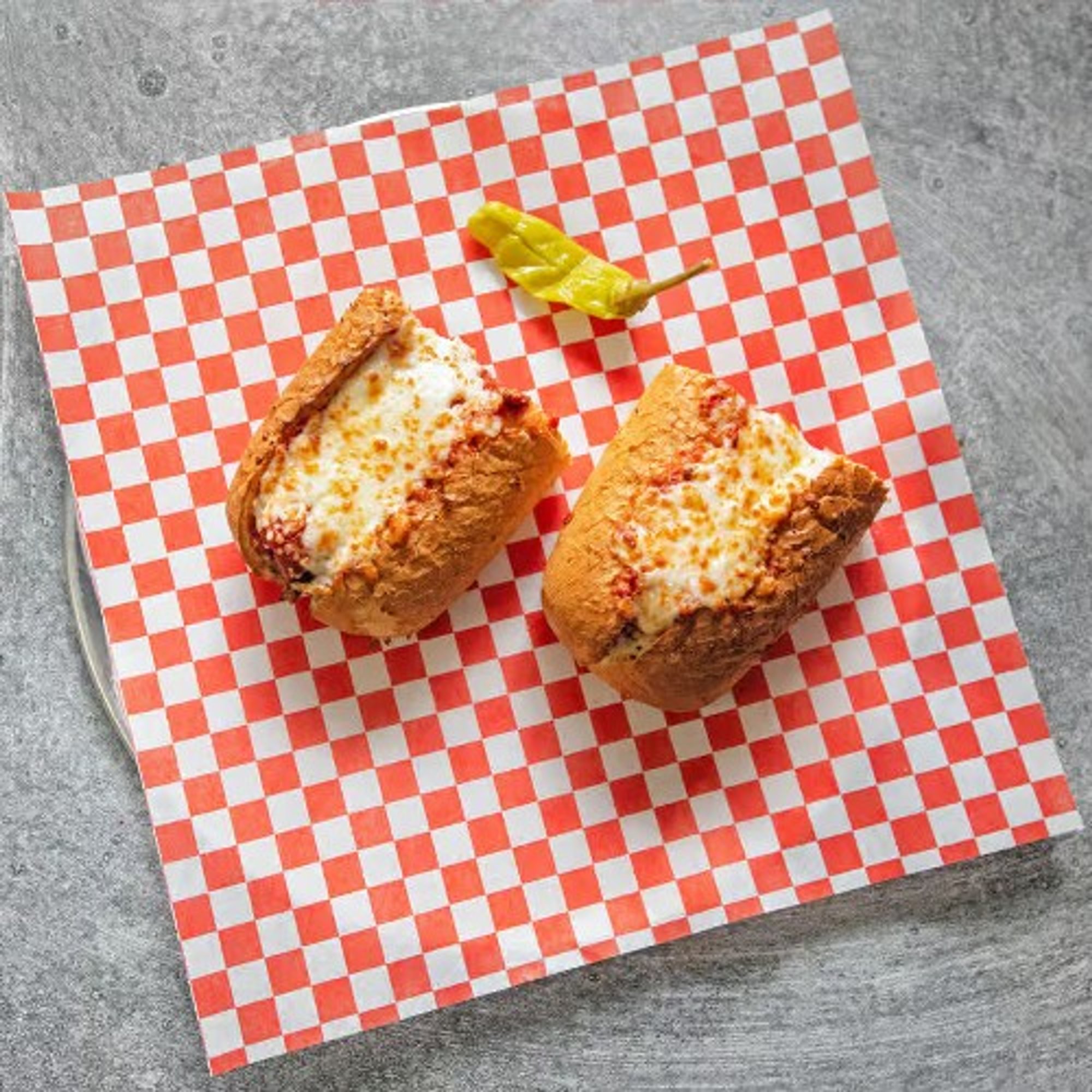 Meatball and Cheese Sandwich