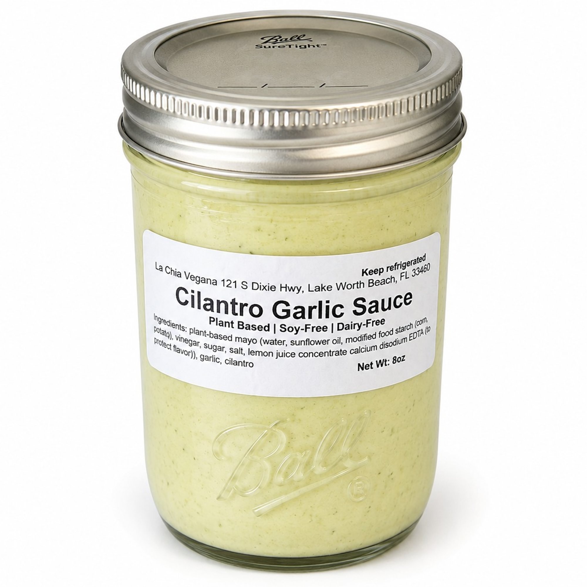 Cilantro Garlic Sauce/ 9oz Jar
