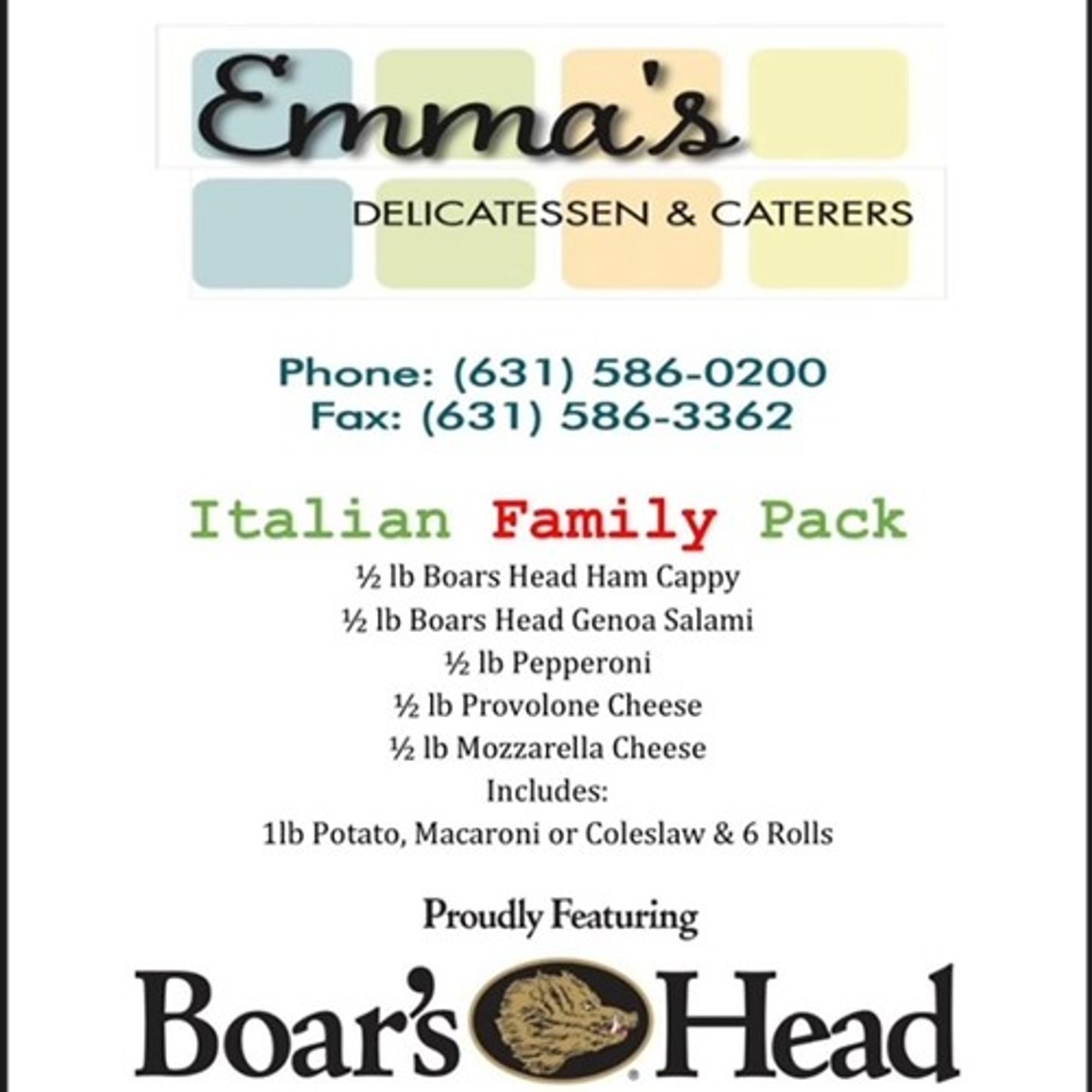 Italian Family Pack