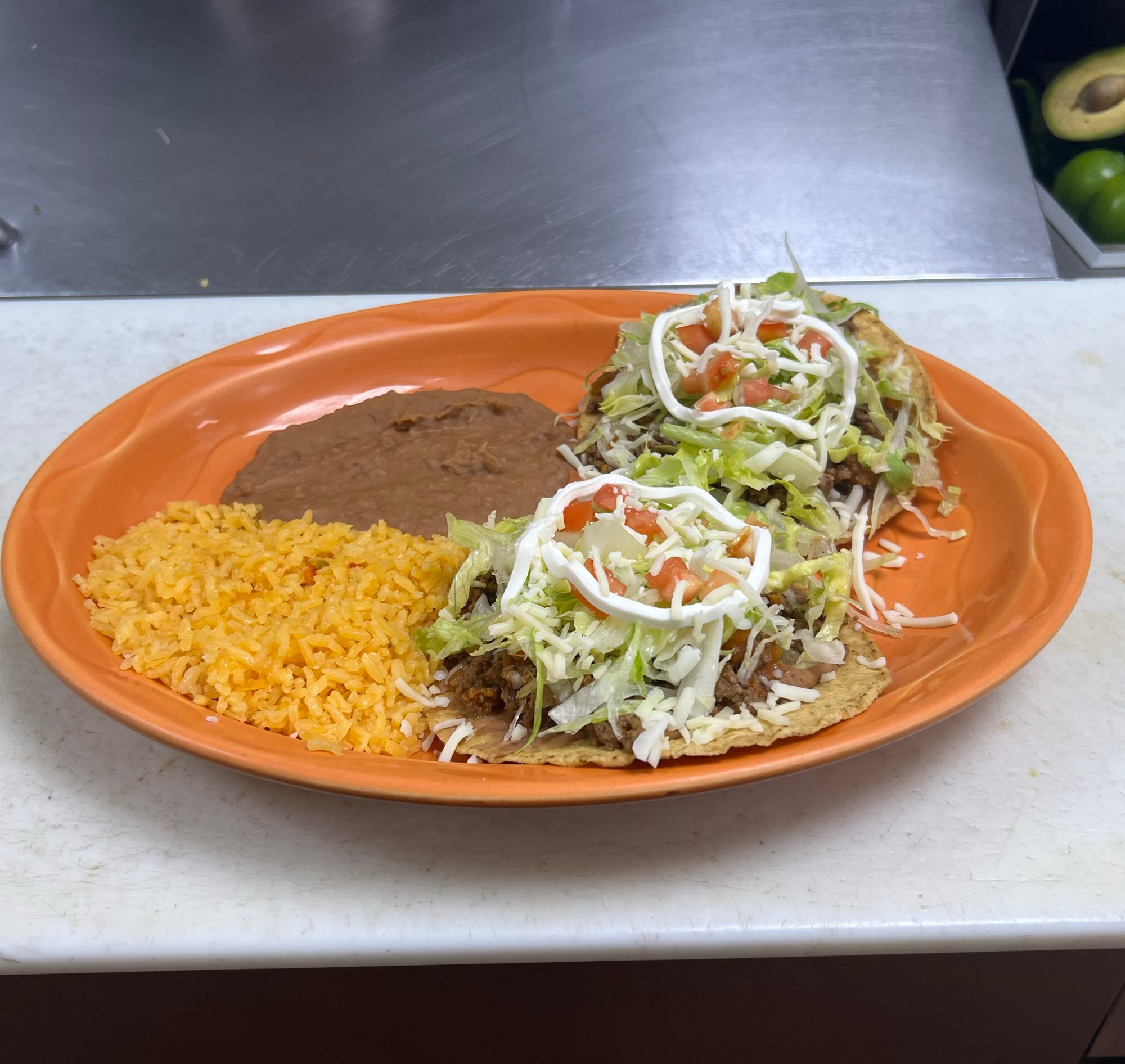 Tostada Lunch Plate