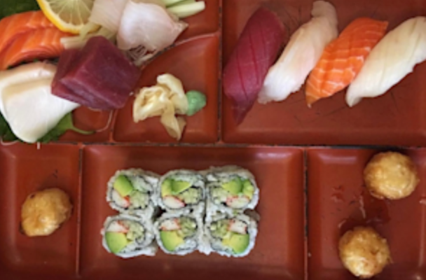 Sushi and Sashimi Lunch Bento