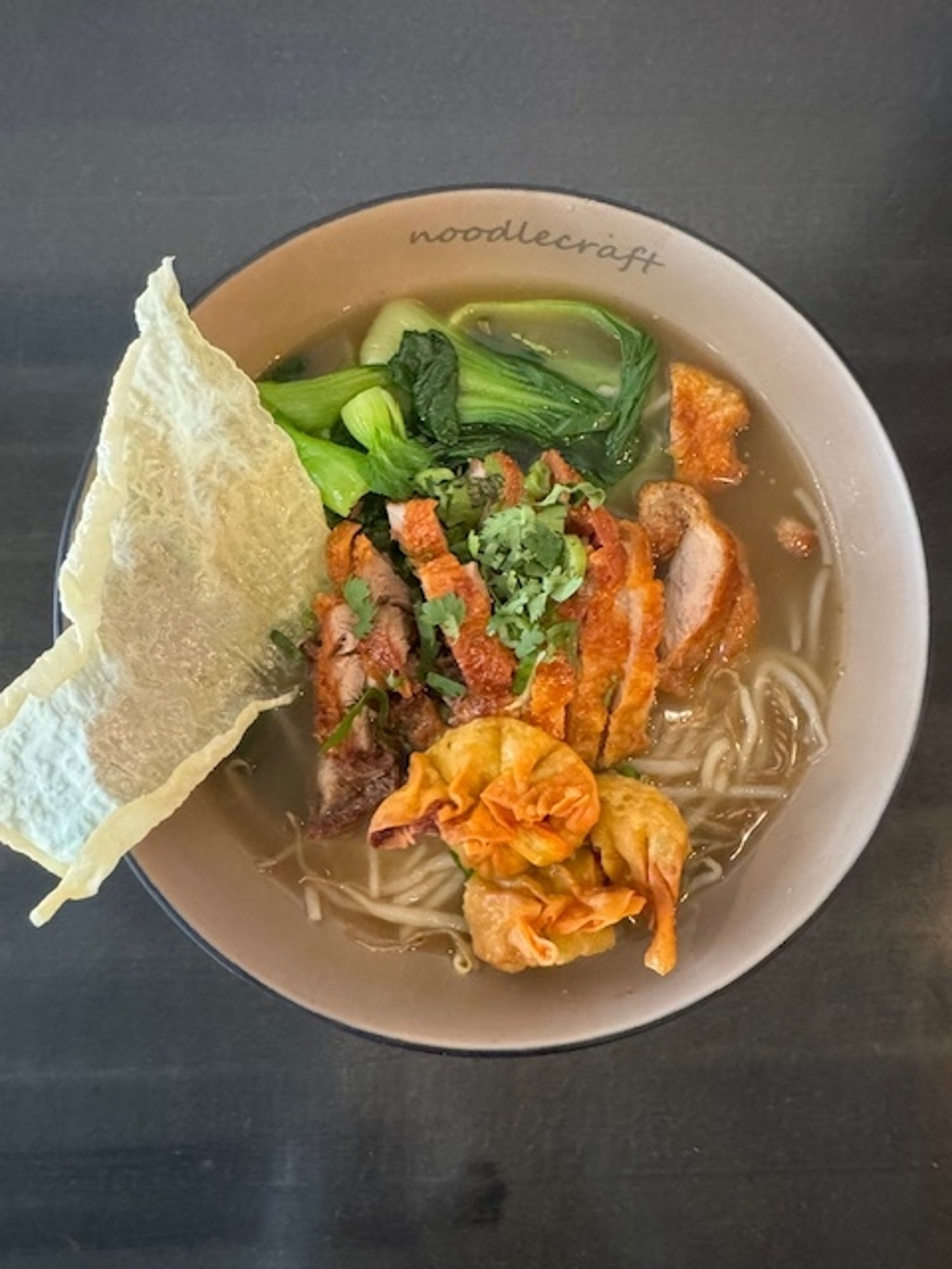 C-10 Crispy Duck, Fried Wonton Noodle Soup