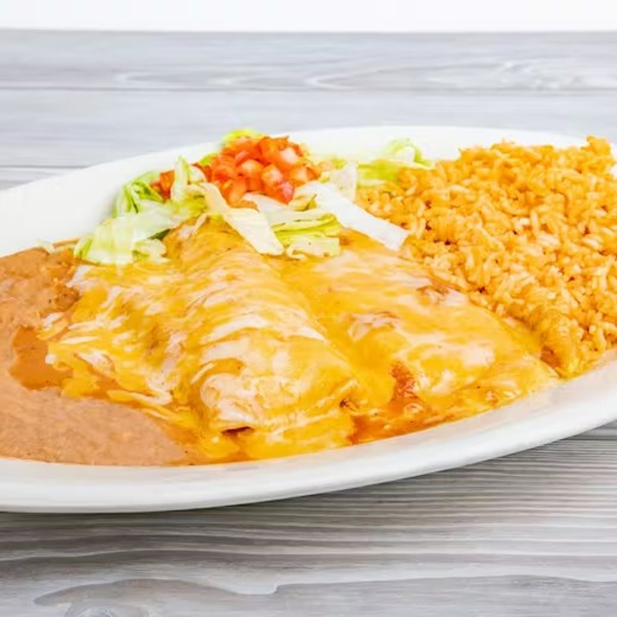 Enchilada and Chile Relleno