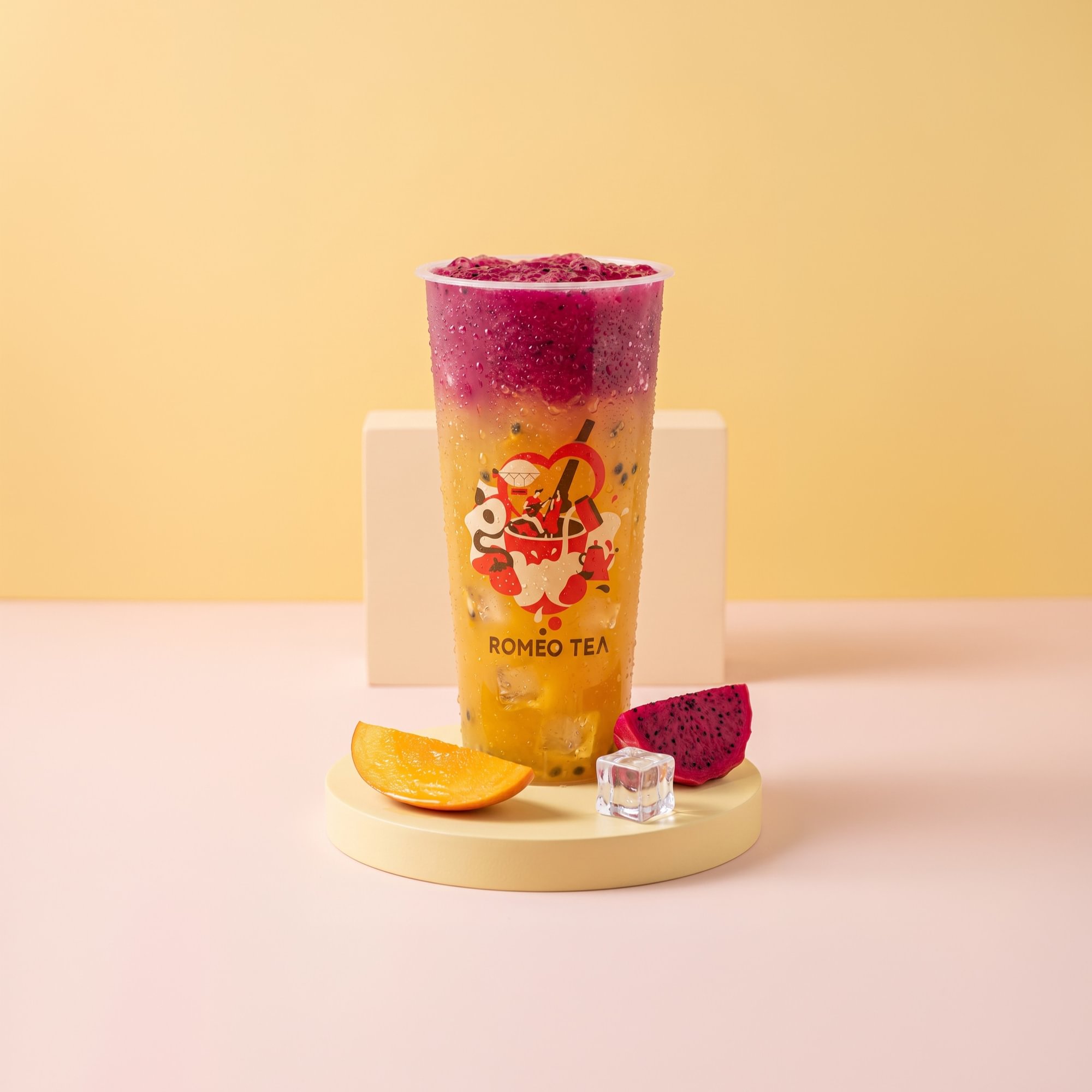 Galaxy Mango Iced Jasmine Green Tea