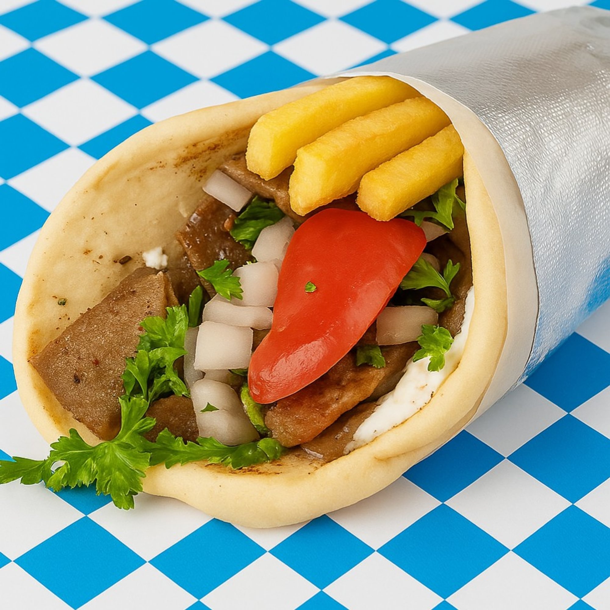 Lamb/Beef Gyro Sandwich