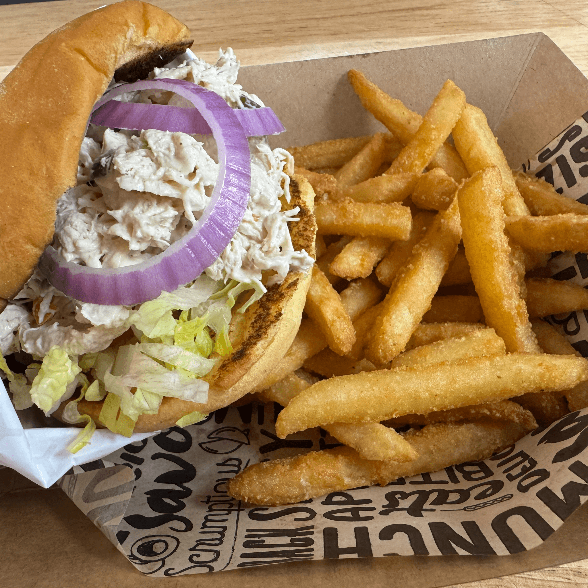 Sunshine Chicken Salad Sammich