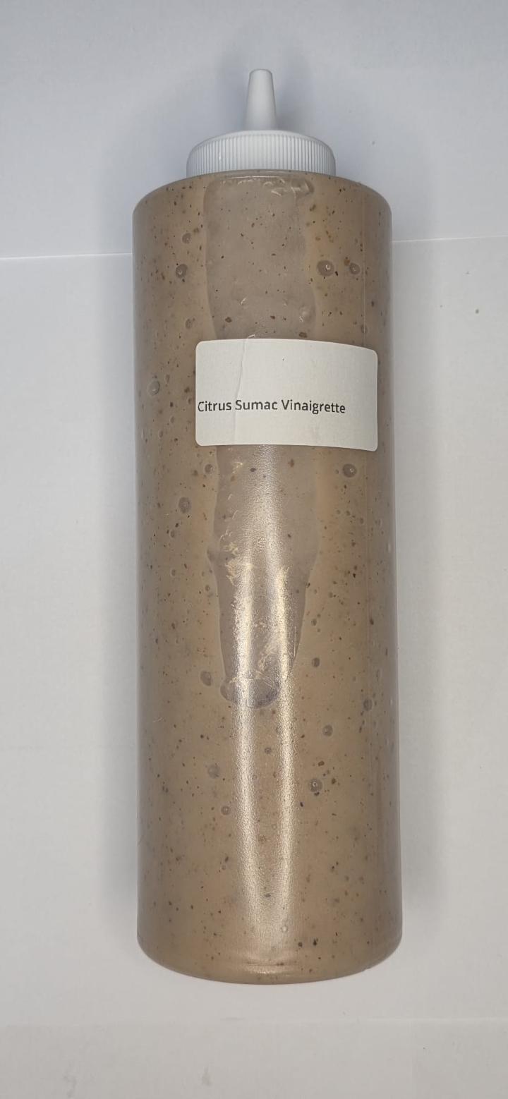 24oz Citrus Sumac Vinaigrette (V).