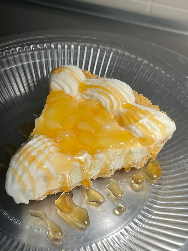 Hot Honey Lemon Cream Pie