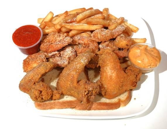 Wings Shrimp Platter