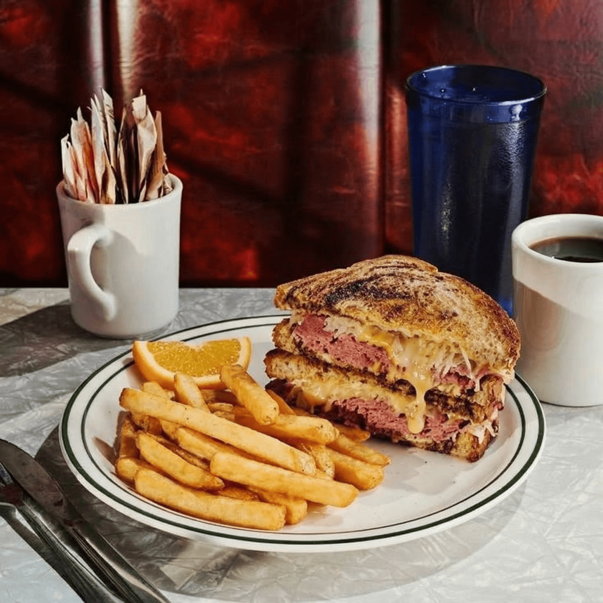 Two-Fisted Reuben Sandwich