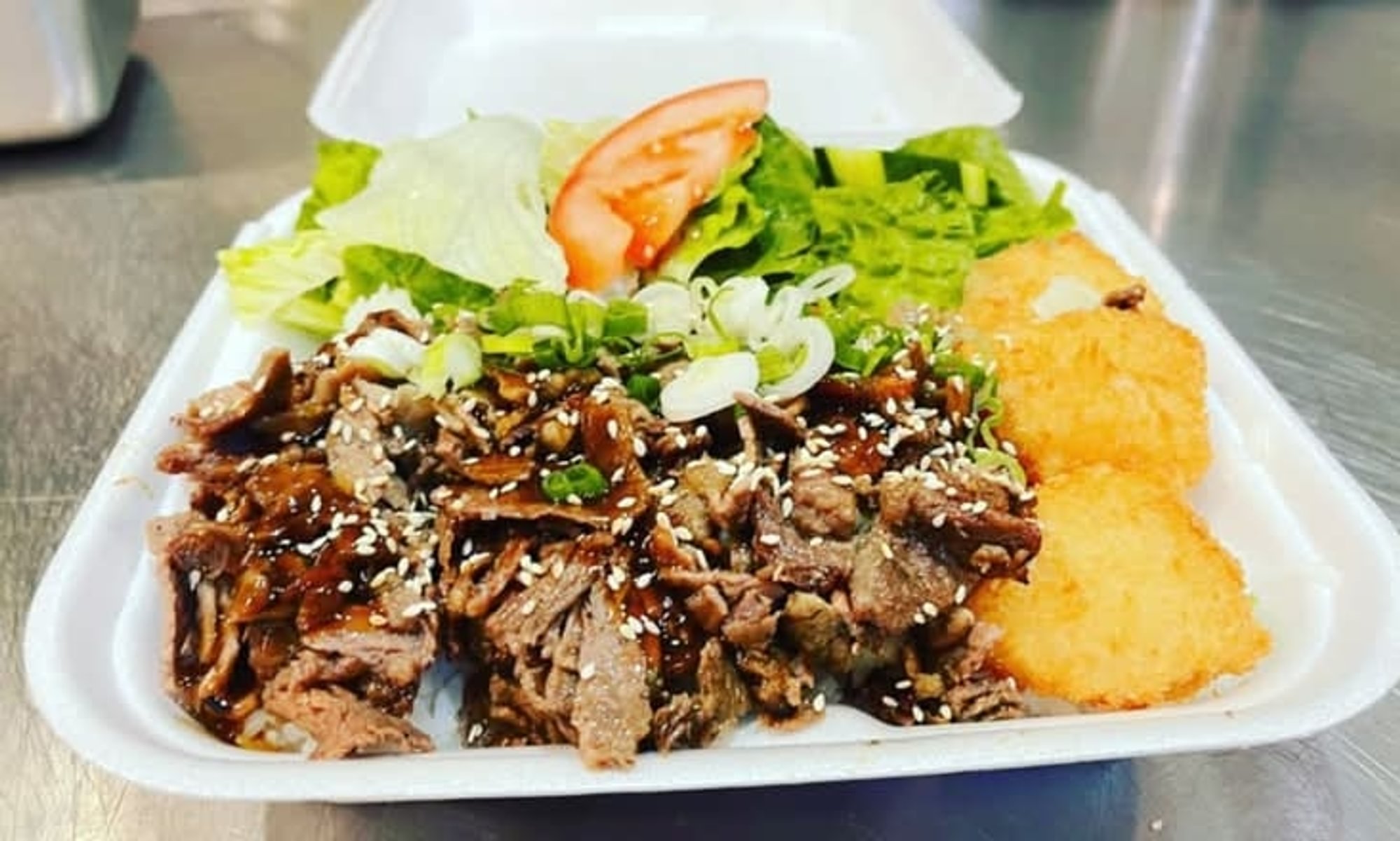 Beef & Shrimp Plate