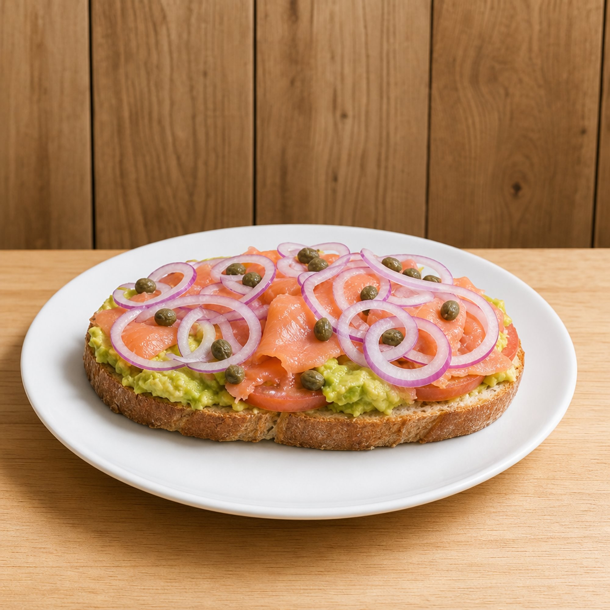#15 Avocado Toast with Smoked Salmon