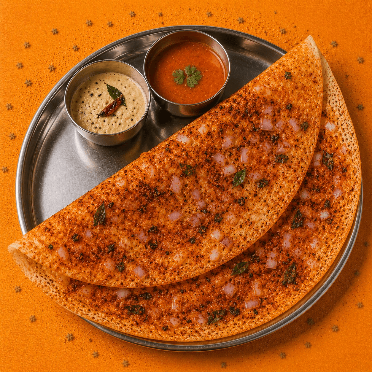 Onion Karam Dosa