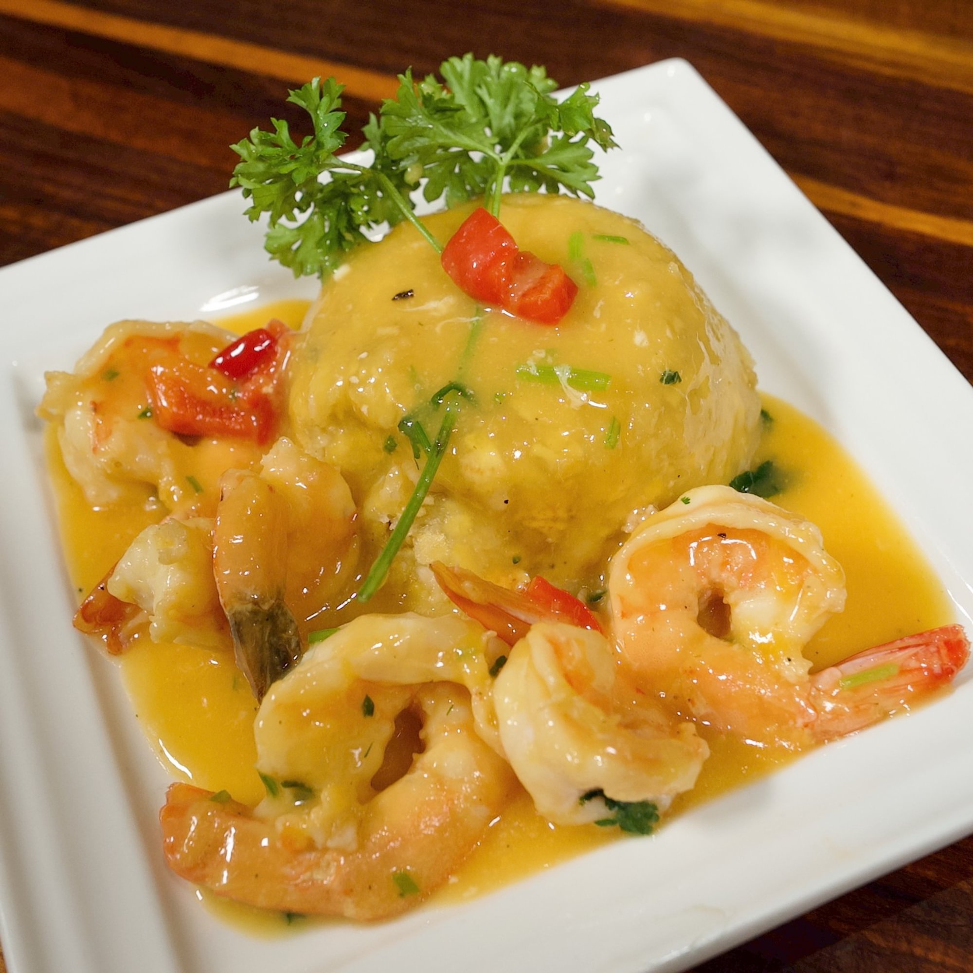 Mini Shrimp Mofongo
