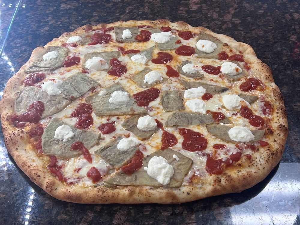Eggplant Rollatini Pizza