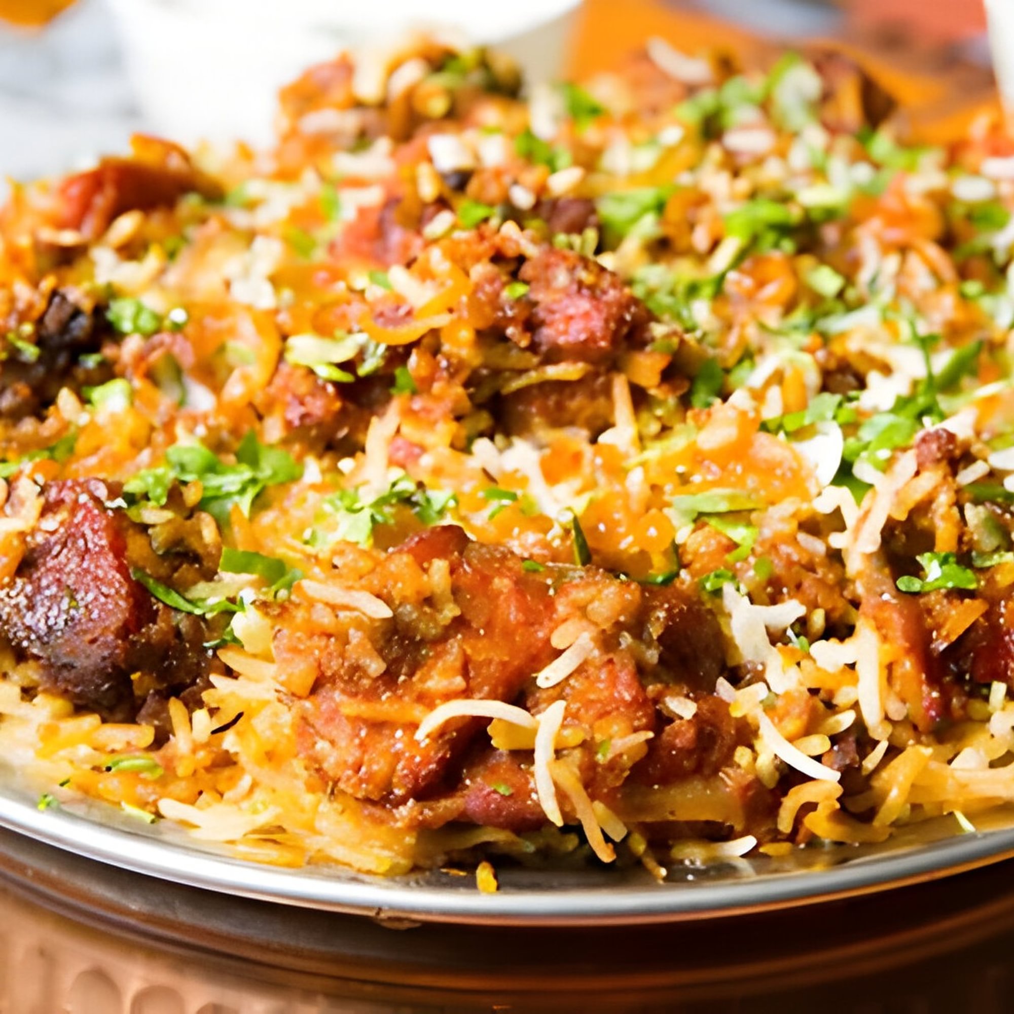 Goat biryani