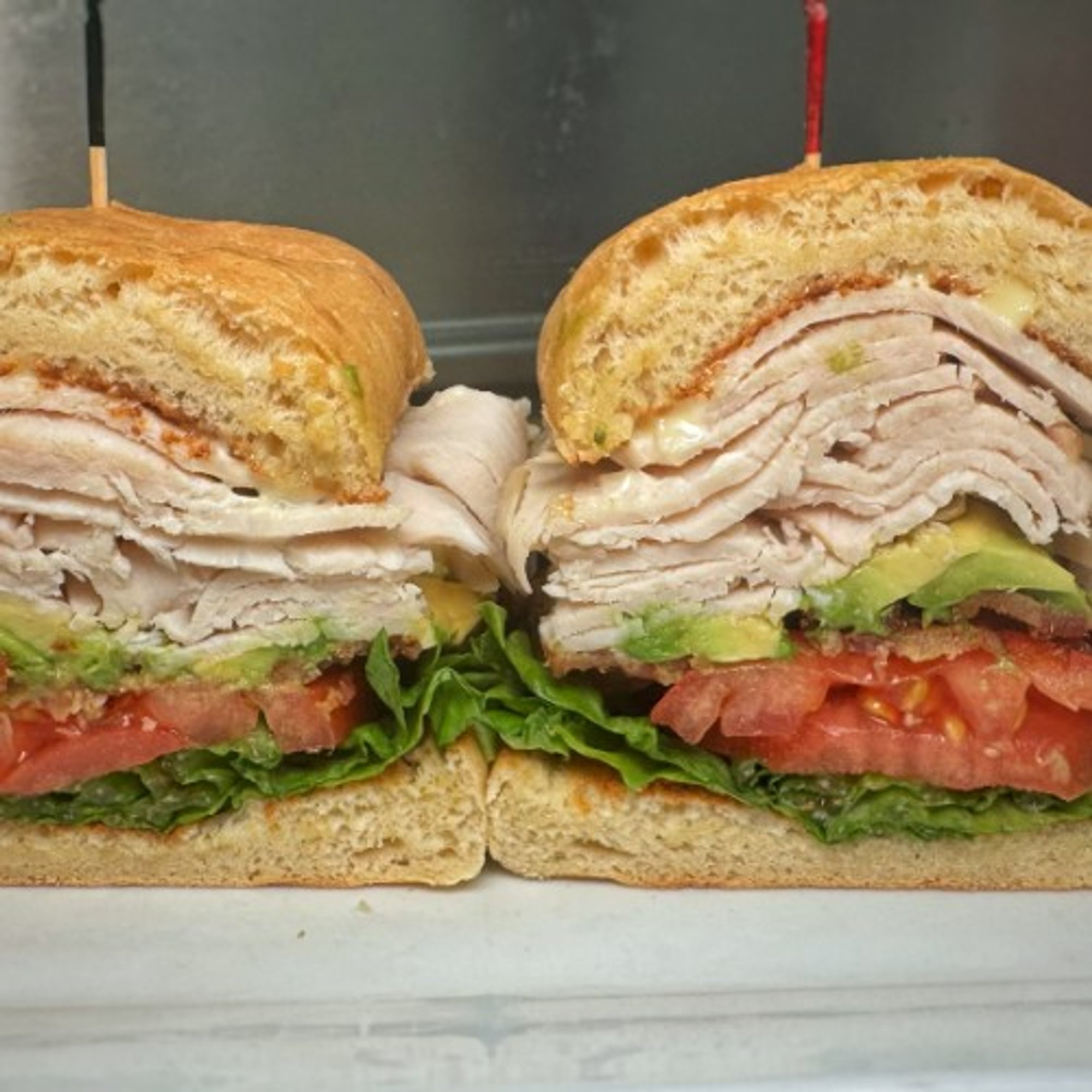 Bacon Turkey Avocado Sandwich