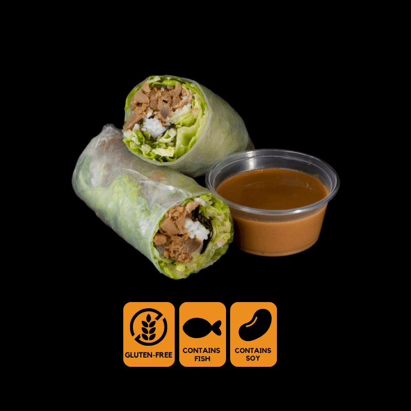 All Natural Lemongrass Chicken Spring Rolls (Savory)