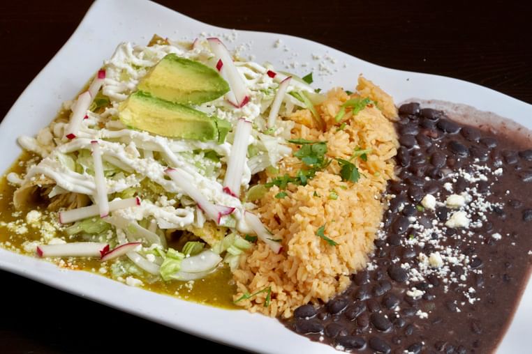 Green Shrimp Enchiladas