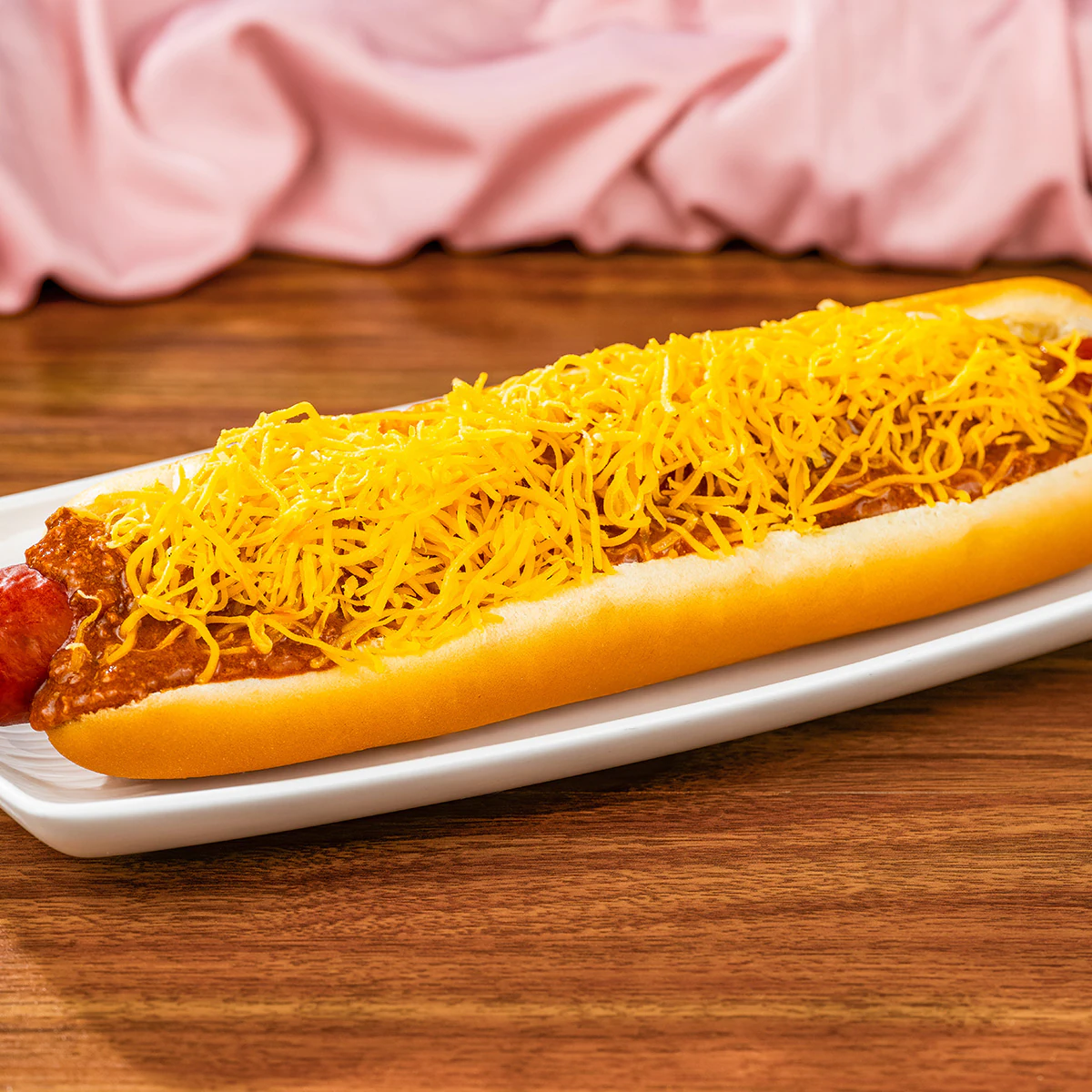 Chili-Cheese All-Beef Foot-long Hot Dog