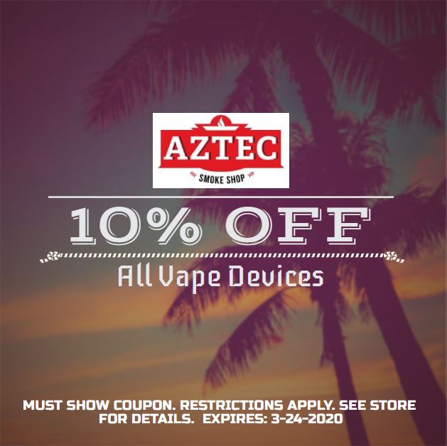 10% Off Vape Devices