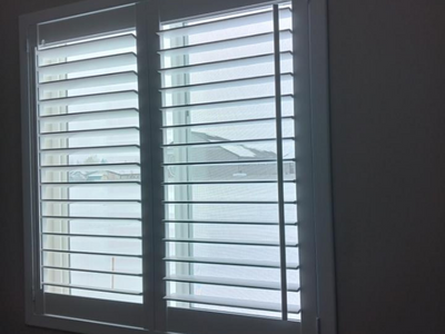 Budget Blinds of Rock Springs was happy to help our Evanston customer get these custom Shutters. From measuring for the perfect fit to the install, we are there.