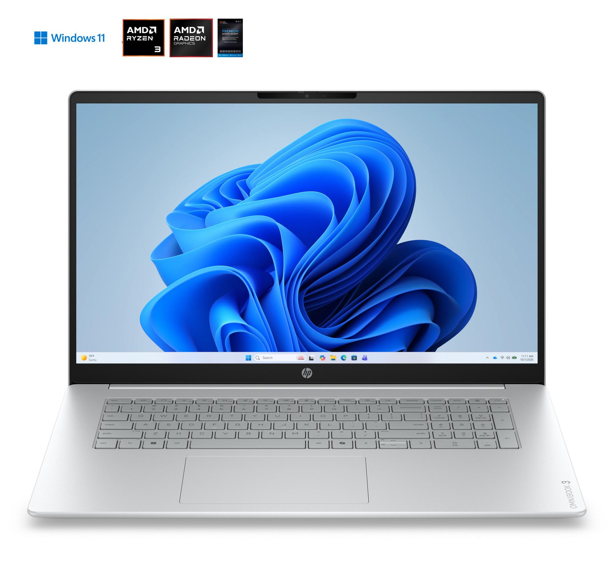 HP 17" Laptop w/ Total Defense