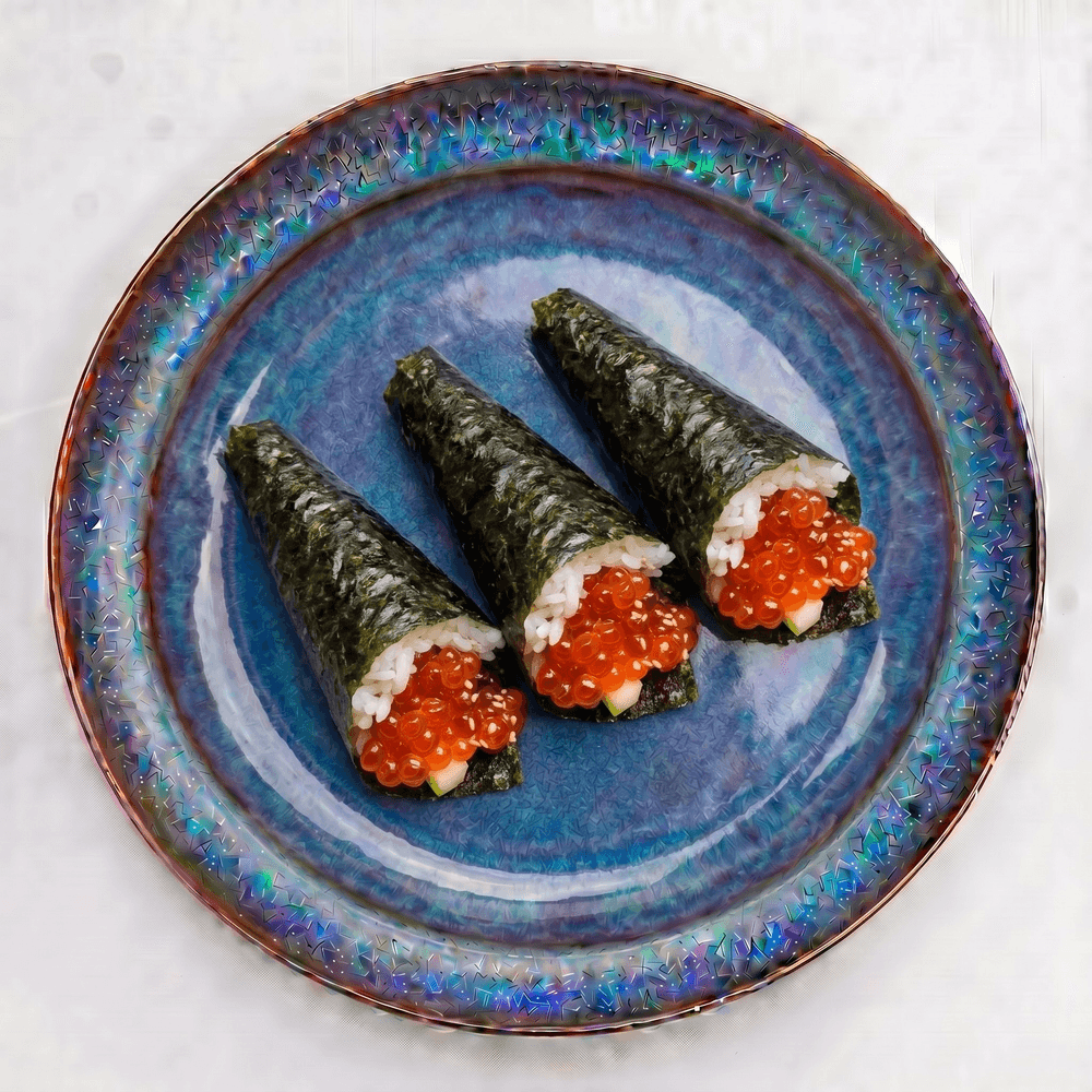 Ikura Hand Roll