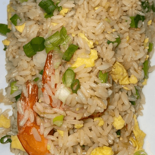 Peruvian Fried Rice Shrimp