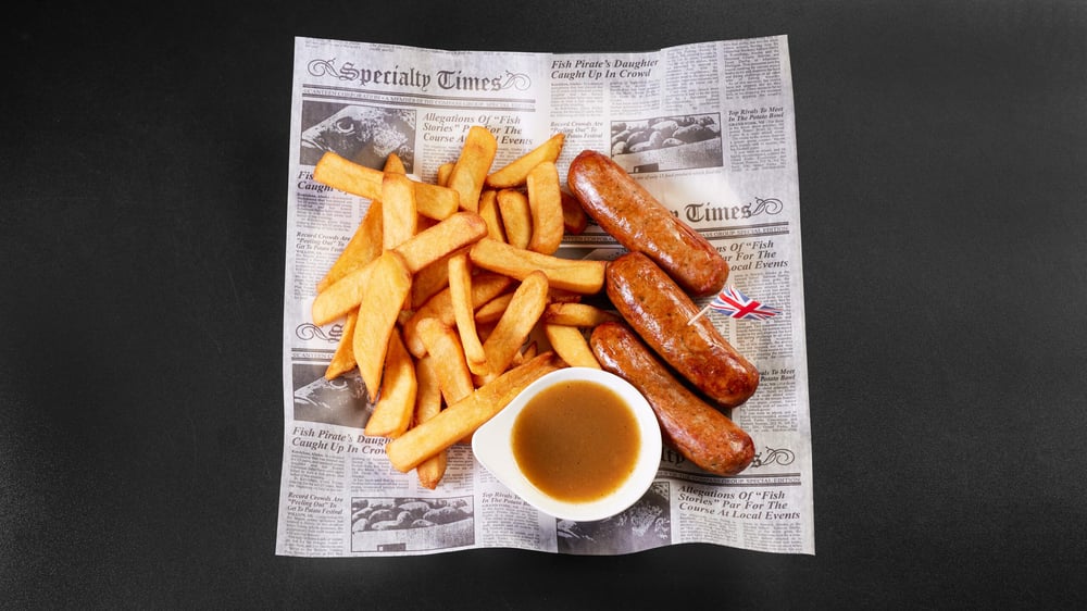 Sausage & Chips (2 Pieces)
