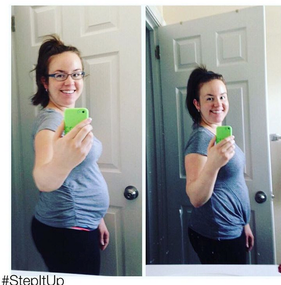 A new mommy lost some of her post-baby weight in the Free 21 Day Challenge and says that this is just the start! 