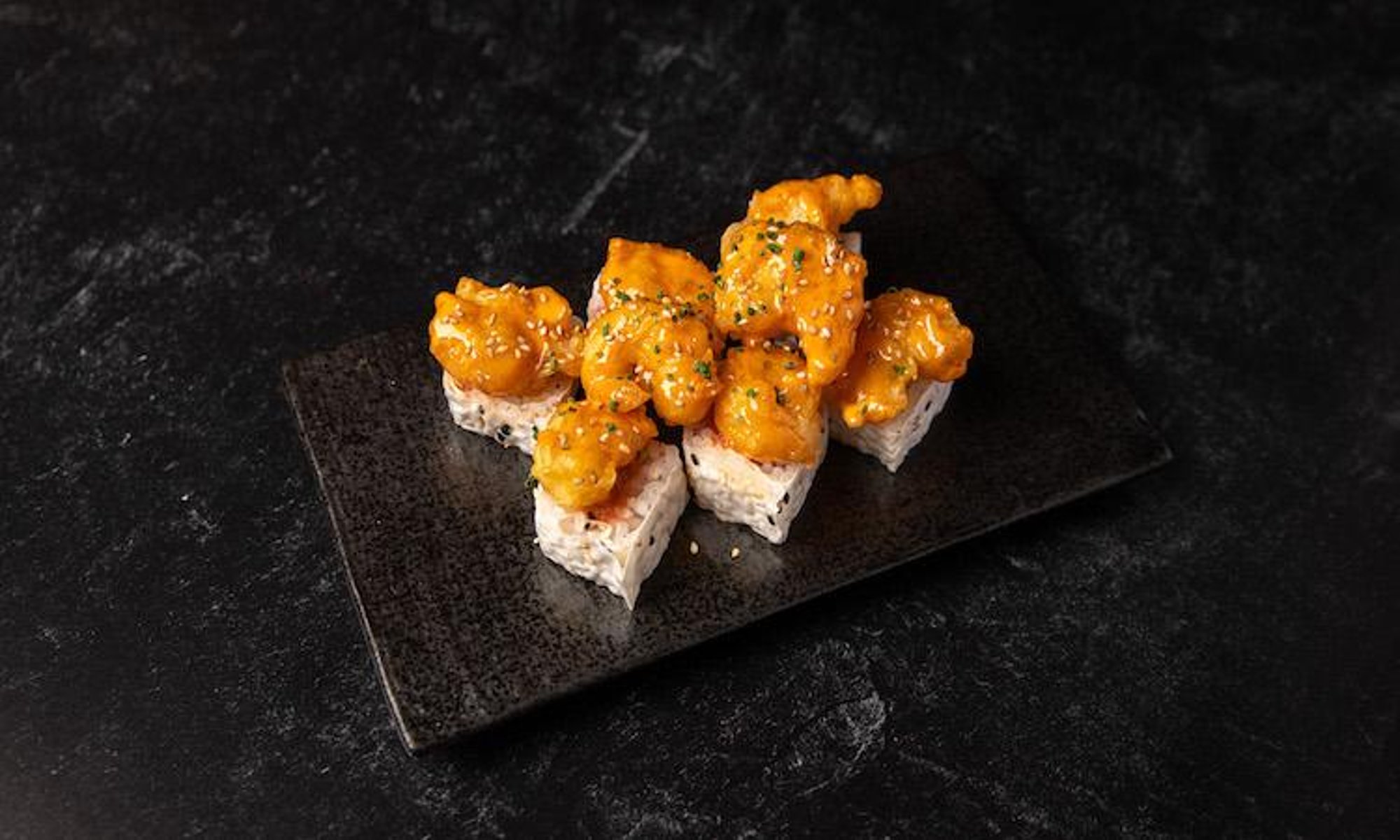 Creamy Rock Shrimp Spicy Tuna Roll