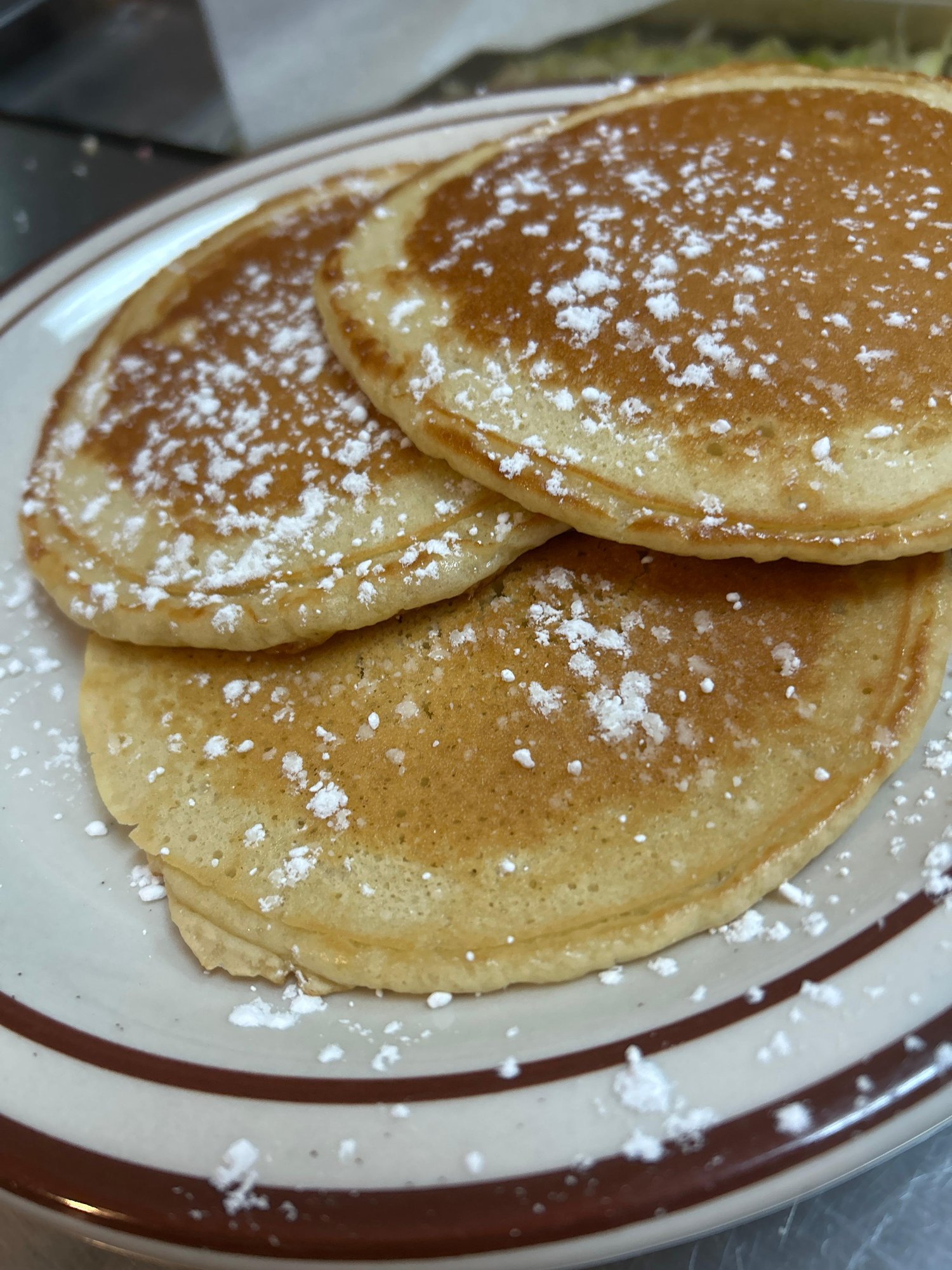 Plain Three Buttermilk Pancakes