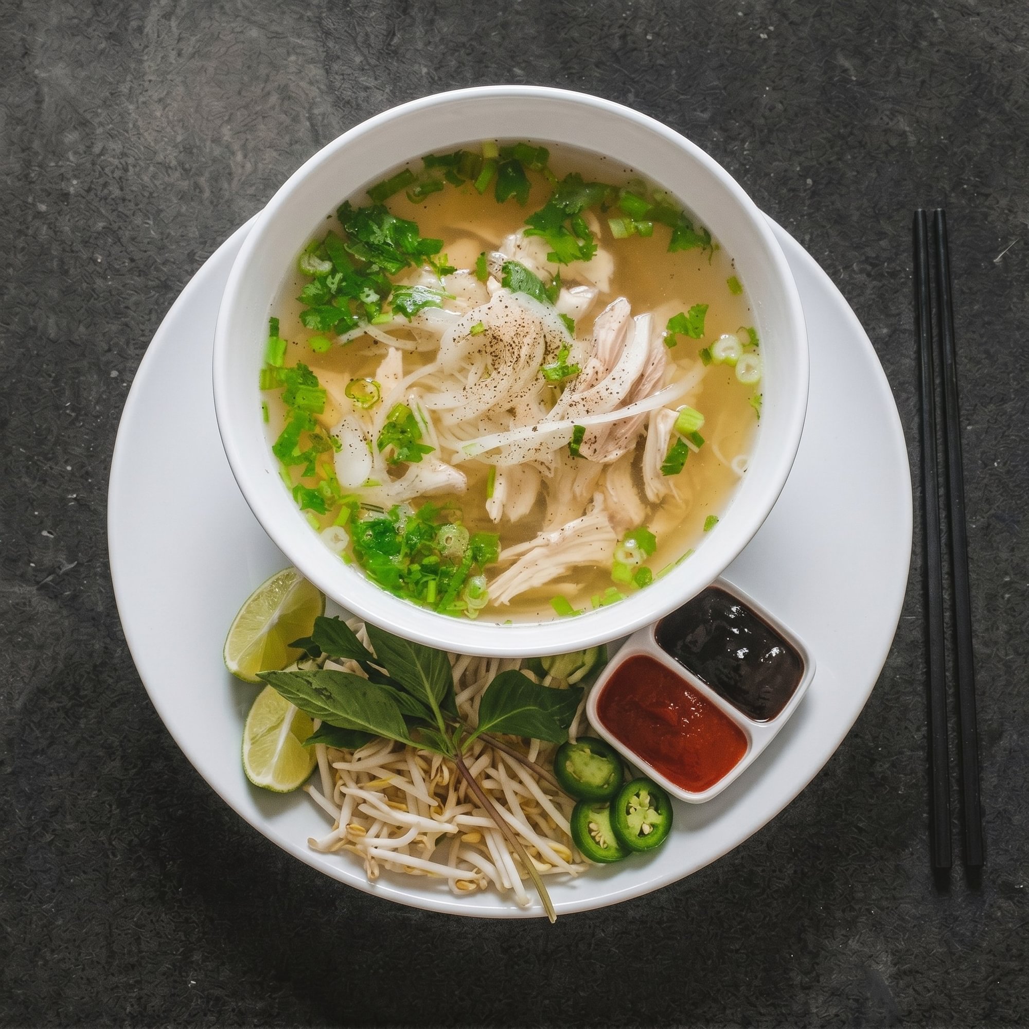 Vietnamese Soup Pho Chicken