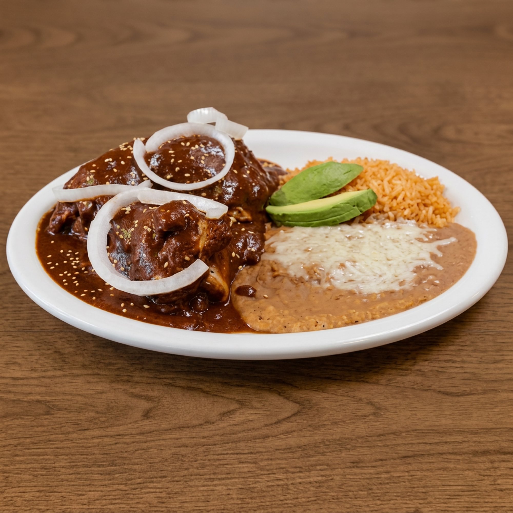 Mole Poblano Plate
