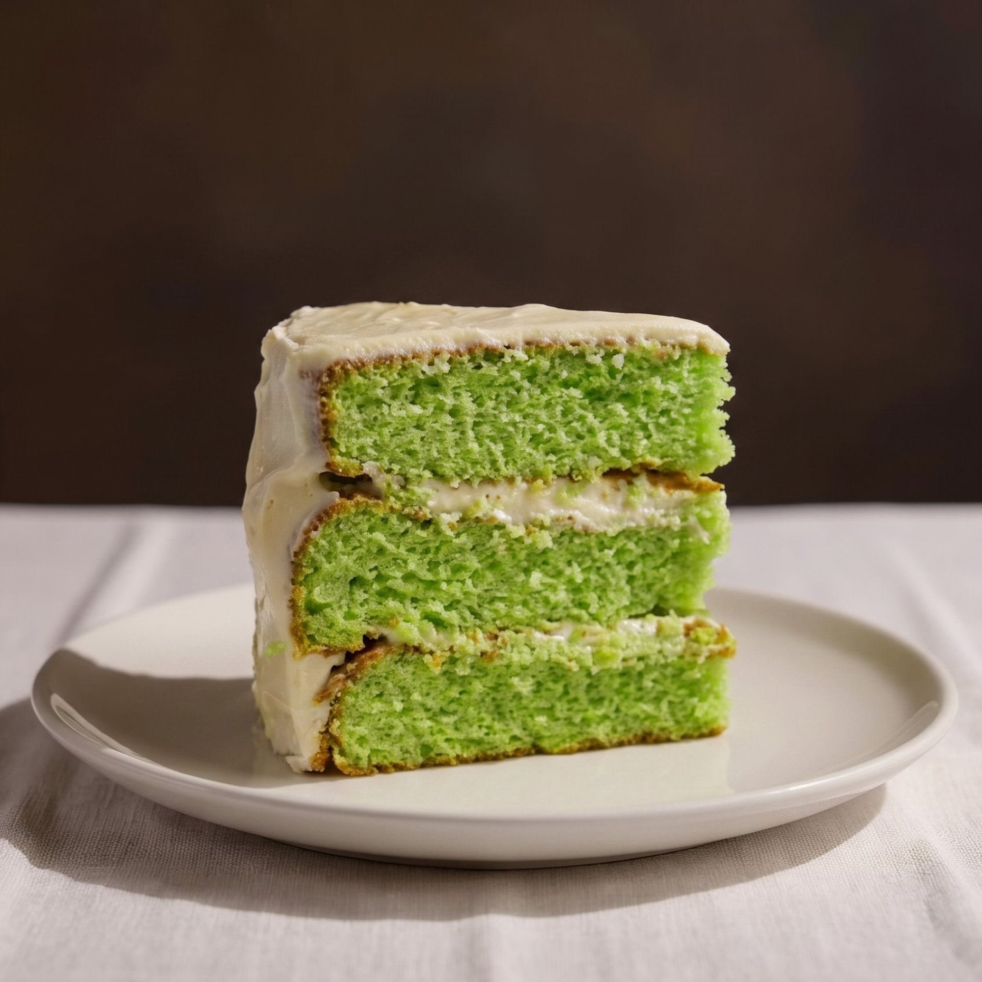 Key Lime Cake Slice