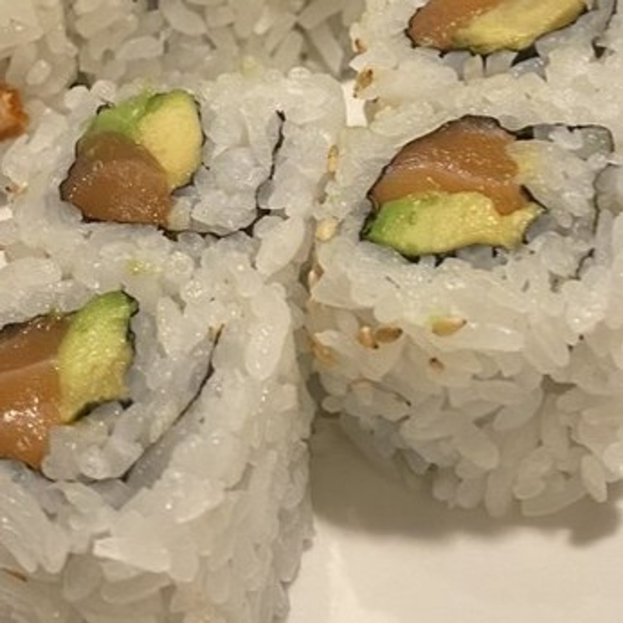 Salmon Avocado Roll, Raw