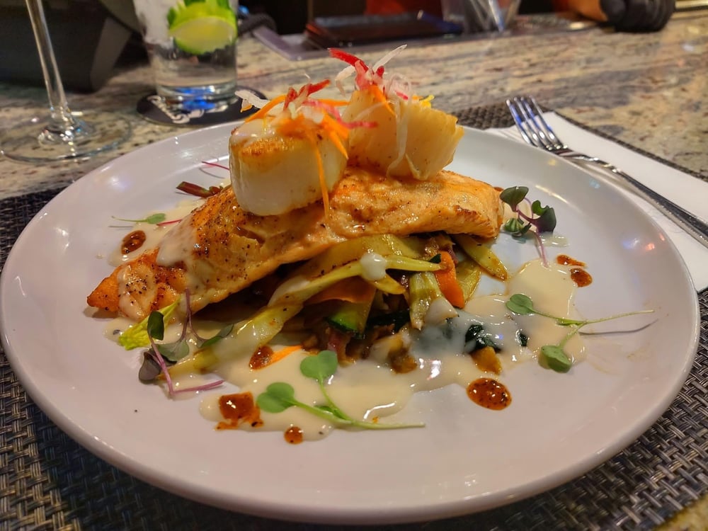 Golden Grilled Salmon