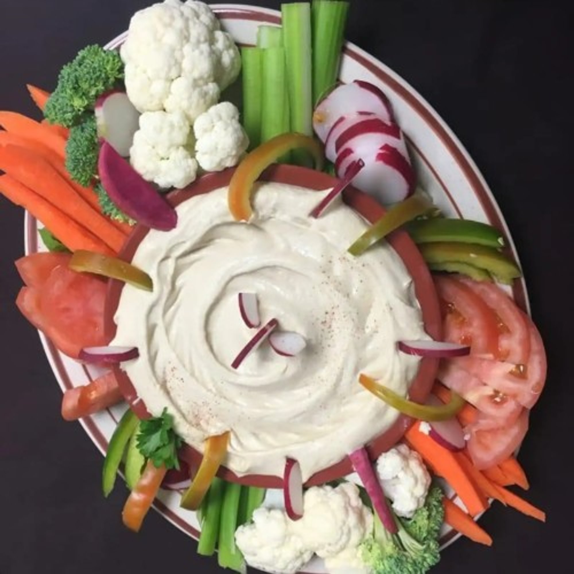 Hummus with Veggies
