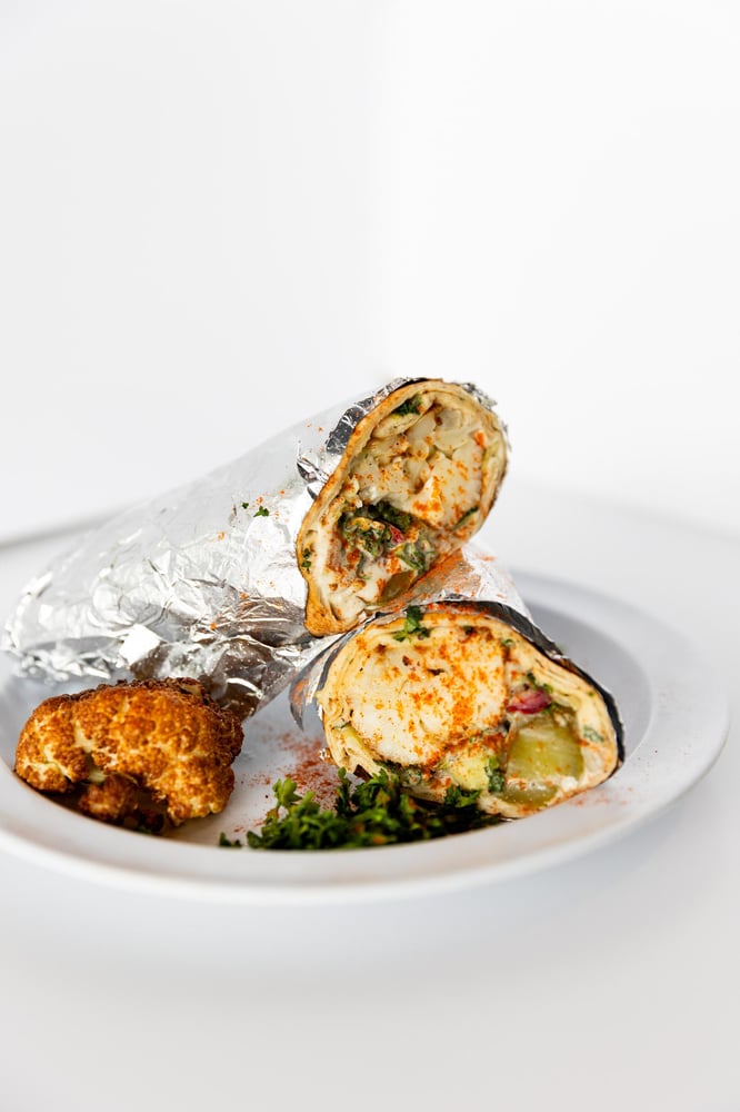 Fried Eggplant Wrap