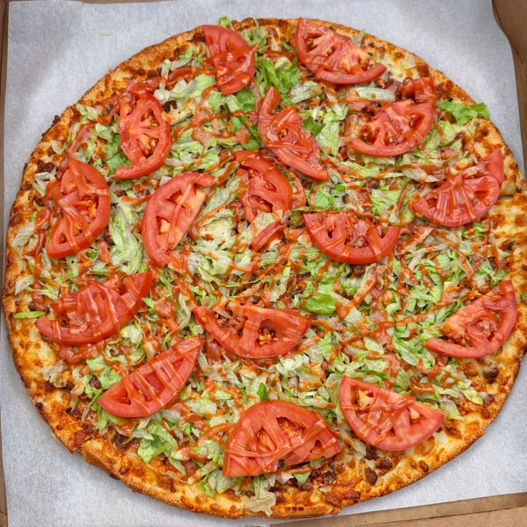 Deluxe Cheeseburger Pizza