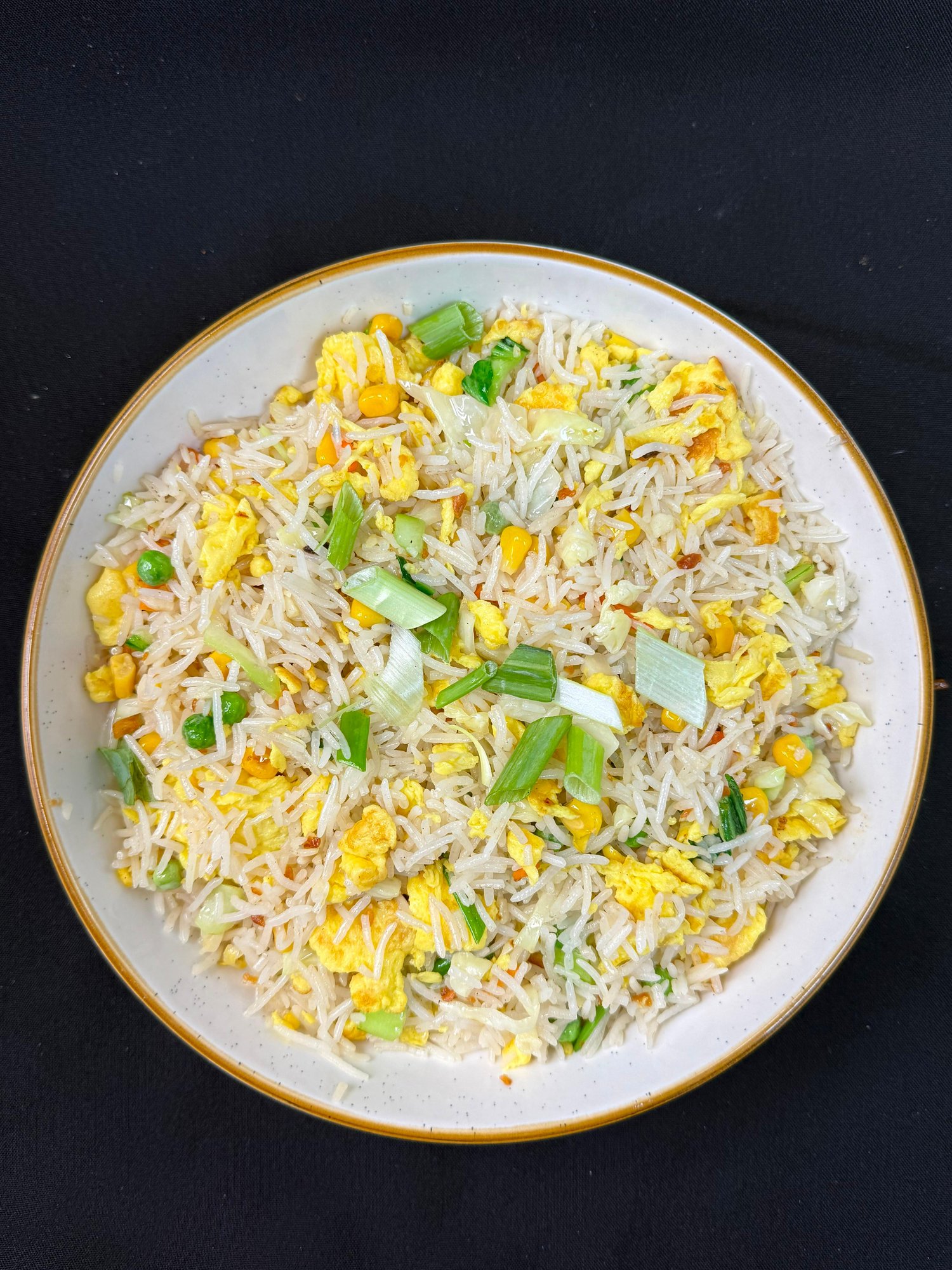 Roasted Garlic Fried Rice (vegan)