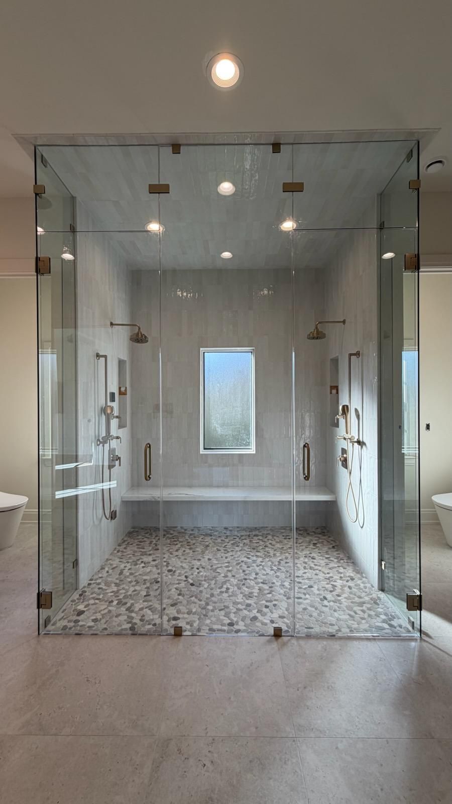 Custom Shower Door Installation